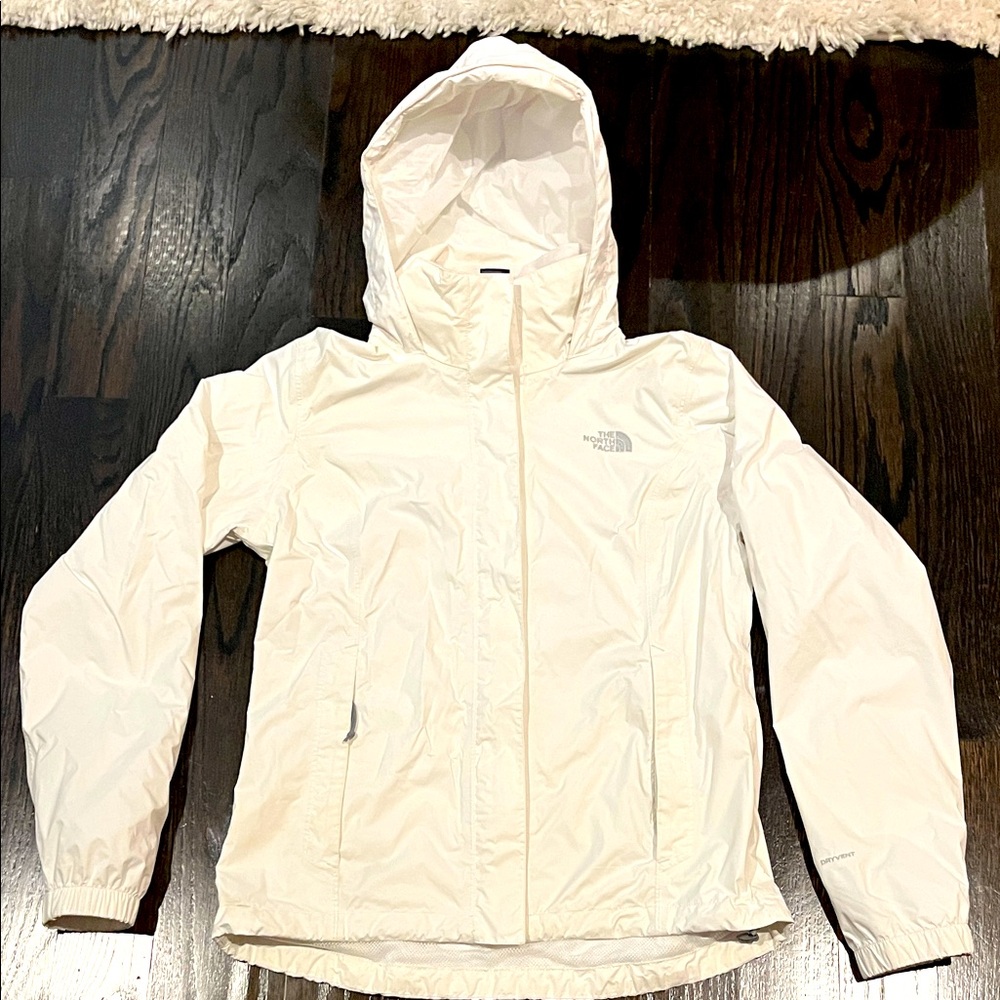 The North Face women’s white Hooded Jacket